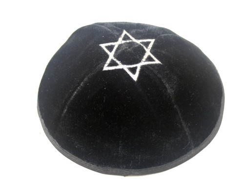 Black star david - black,