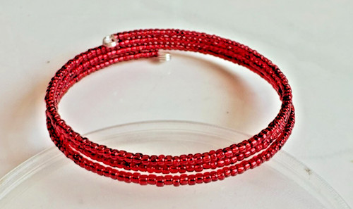 Coil red coloured silver - 3,