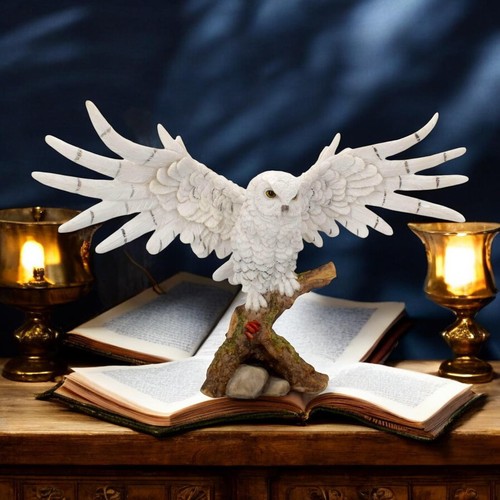 Large snowy owl figure - large,