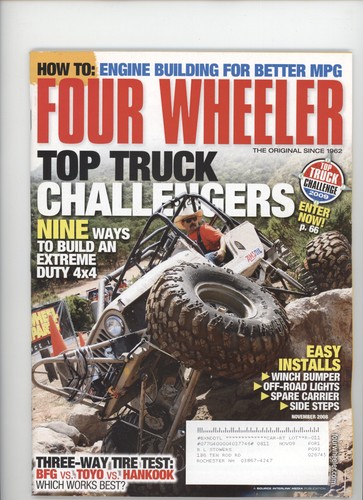 Four wheeler november 2008 - four,
