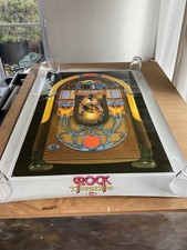 1980s Large Wurlitzer 850 Rock Ola 1428 Lee Cooper Posters x2