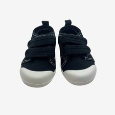 Marks And Spencer, Black Canvas Shoe, Uk 3/Eur 19 103451/1