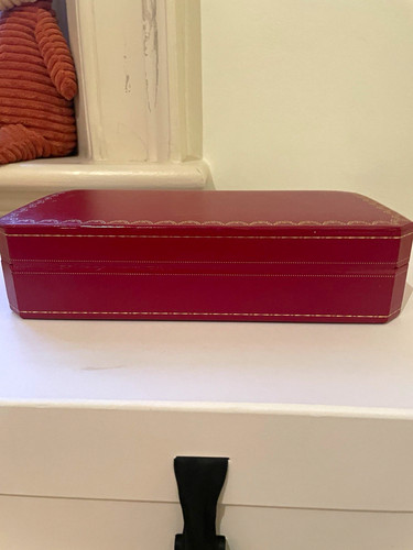 Cartier red faux - cartier, leather