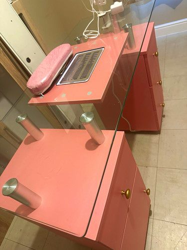 Pink electric manicure - pink,