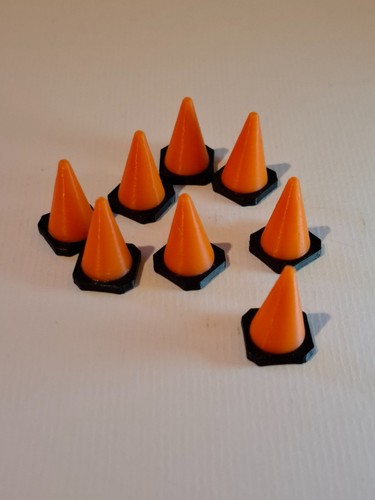 Scale traffic cones - scale,