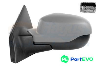Van wezel left exterior mirror - van,