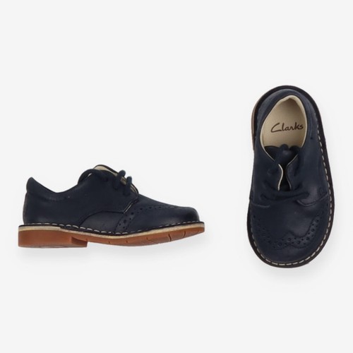 Boys clarks navy brogue lace - clarks,