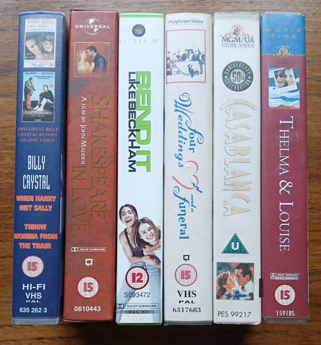 Vhs video tapes - video, cert