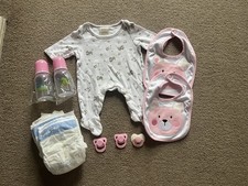 Reborn baby girl - bibs