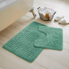 JACQUARD GREEK STYLE BATH MAT