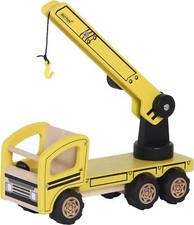 Pintoy P3007 Yellow Wooden Car