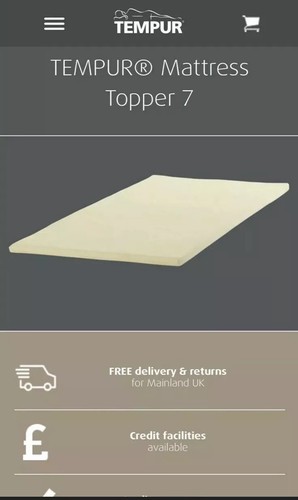 Tempur matress topper great - matress,
