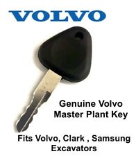  Volvo 777 Genuine Master Plant Key Fits Volvo, Samsung, Clark Excavator Diggers