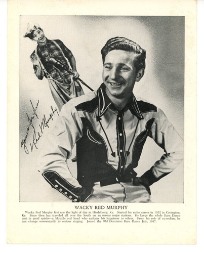 Vintage 8x10 photo wacky red - vintage,