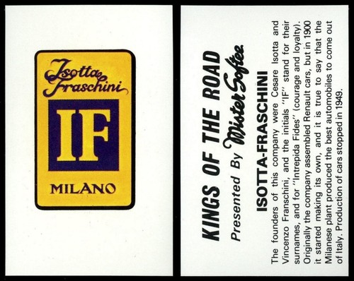 Isotta fraschini kings of - -,