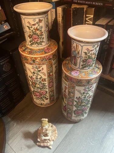 Chinese canton porcelain rose - porcelain,