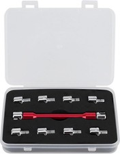 Motorcycle Wheel Spoke Wrench Spanner Kit, Torque CNC C(red) 