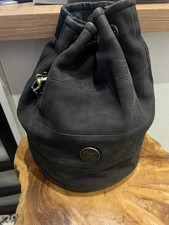 KIPLING CHARCOAL LEATHER BAG