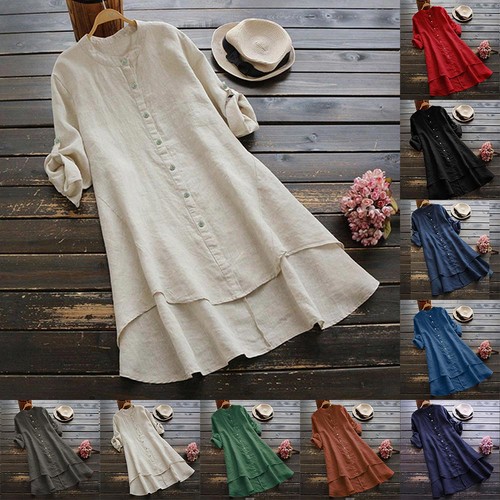 Womens baggy shirt dress - t-shirt,