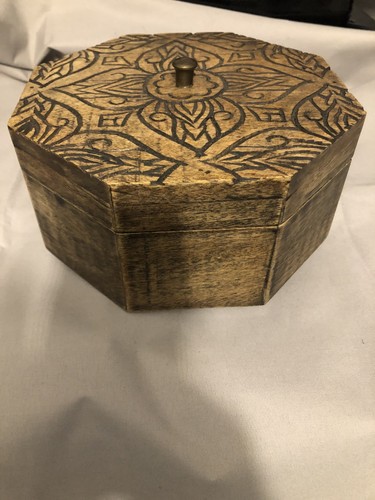 Old hexagonal wooden - old,