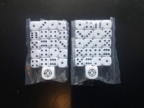 Scatter dice x 2 - +,