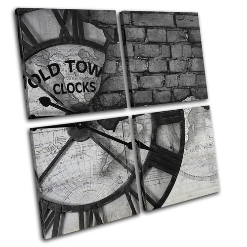 Antique clock map vintage - antique,