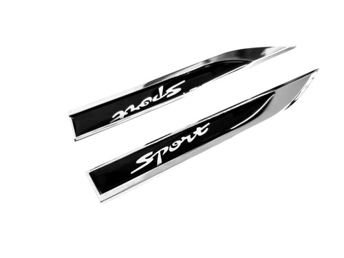 Sport knife badges metal - x2,