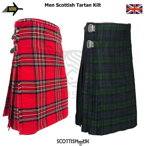 Scottish tartan men kilts - scottish,