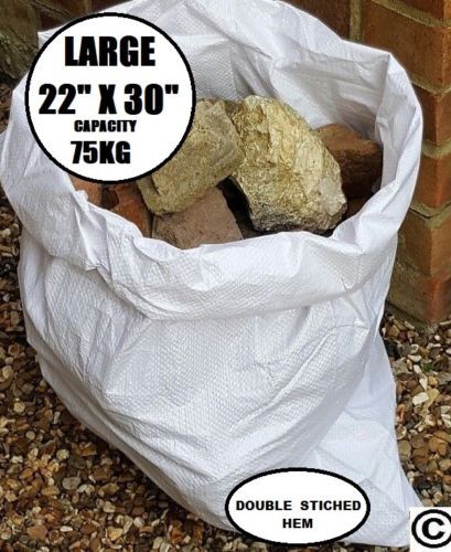 Rubble sacks woven large - rubble,