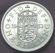 1953 English Shilling - Stunning UNCIRCULATED Coin, FREE POSTAGE (D438)