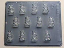 Chocolate candy sugarcraft mould mold 306 bunnies rabbit Vintage Apollo Tulsa