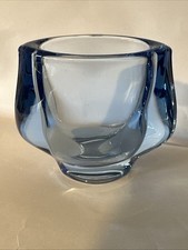 Sklo Union František Vízner blue Winged vase