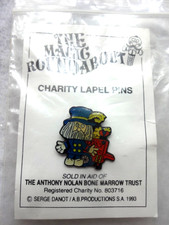 MR RUSTY - The Magic Roundabout - Vintage - PIN BADGE