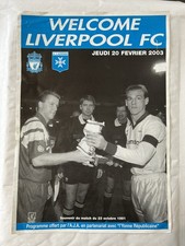 Auxerre v Liverpool - UEFA Cup
