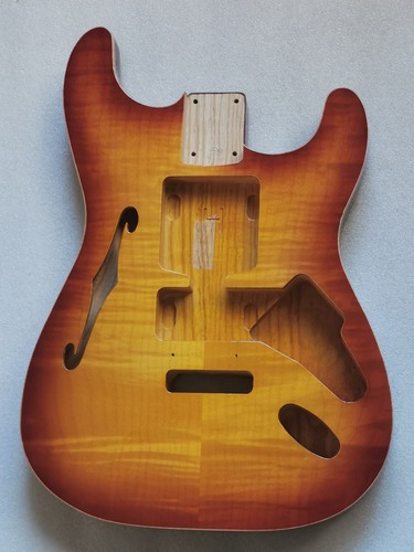 Style thinline guitar body - s-style,