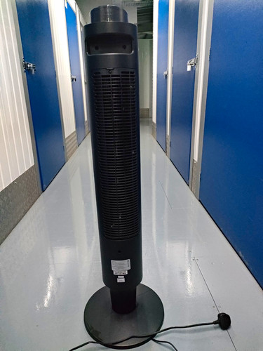 Black tower fan digital - black,