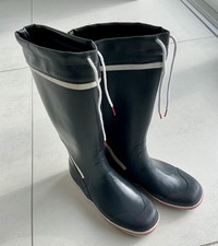 Gill Tall Sailing Wellies Rubber Deck Boots, Size Eu 44