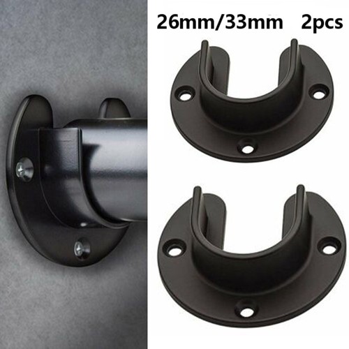 Closet hanging rail rod end - closet,
