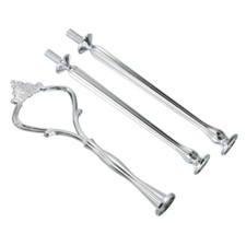 2/3 Tier Cake Plate Stand Cake Cupcake Plate Stand Fitting Kit Party Use Parts