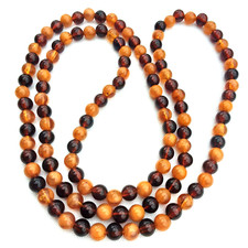 Ladies Vintage Amber Beaded