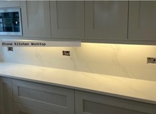 Calacatta quartz kitchen