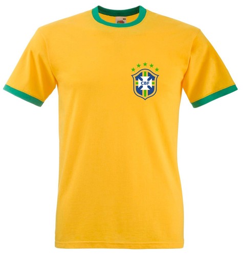 Retro brazil ringer shirt - ringer,