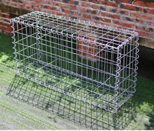 GABION BASKET MESH WIRE CAGE GALVANISED STEEL STONE BASKET 100 X 50 X 30