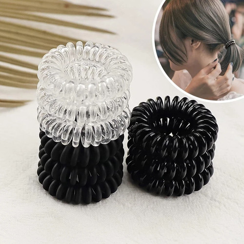 Hair bobbles spiral coil - hair,