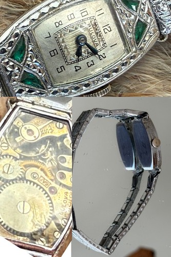1929 ladies art - deco, emerald