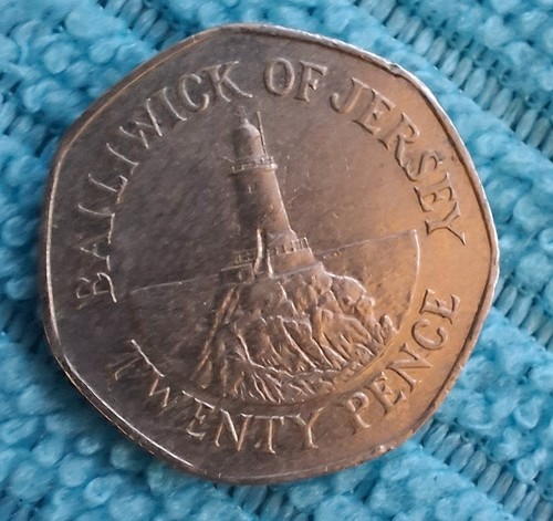 20p coin bailiwick - u.k, of