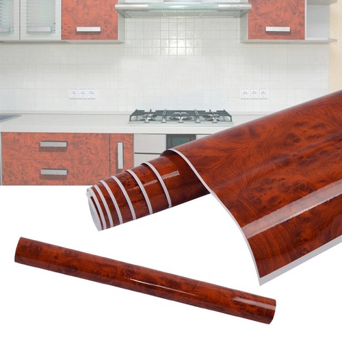 Wood grain textured vinyl film - wood,