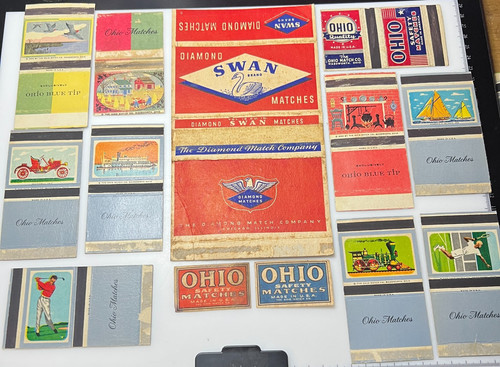 Usa matchbox labels swan - usa,