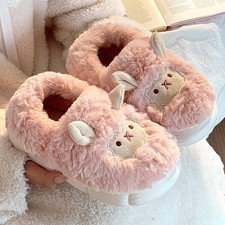 Women Sheep Fluffy Slippers