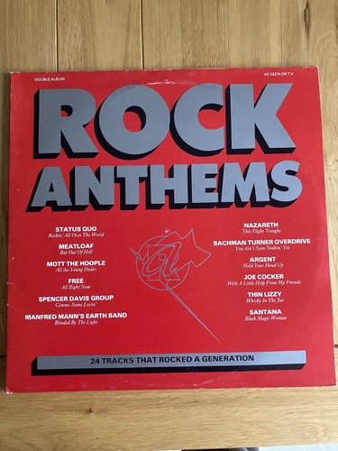 Rock anthems dbl - rock, lp